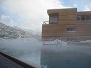 dampfend der Outdoor Pool